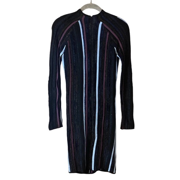 Marciano Sweater Dress Textured Vertical Stripes Size XS - Picture 1 of 4